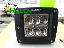 фара світлодіодна LED Work Light 18W square Spot beam, ETK-WL-18W-SQ2 (CREE)