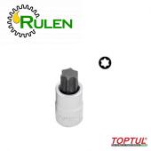Головка с насадкой TORX T40 55мм 1/2" BCFA1640 (TOPTUL, Тайвань)
