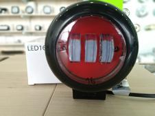 балка світлодіодна LED Work Light 30W Round, Red Color, Flood Beam ETK-WL-30W-RD-RED (CREE)