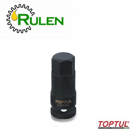 головка ударна 1/2" HEX  12мм KADH1612 (TOPTUL, Тайвань)