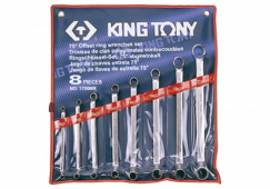 ключі накидні  (в комплекті по 8 шт.) 1708MR (KING TONY, Тайвань)