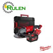 кутова шліфувальна машина акумуляторна MILWAUKEE, M18 FLAG230XPDB-121C, 230мм (+зар.пр., 1акум.Х12А) 4933464115 (MILWAUKEE, США)