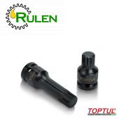 голівка ударна SPLINE М18 L44mm 1/2" KADB1618S (TOPTUL, Тайвань)